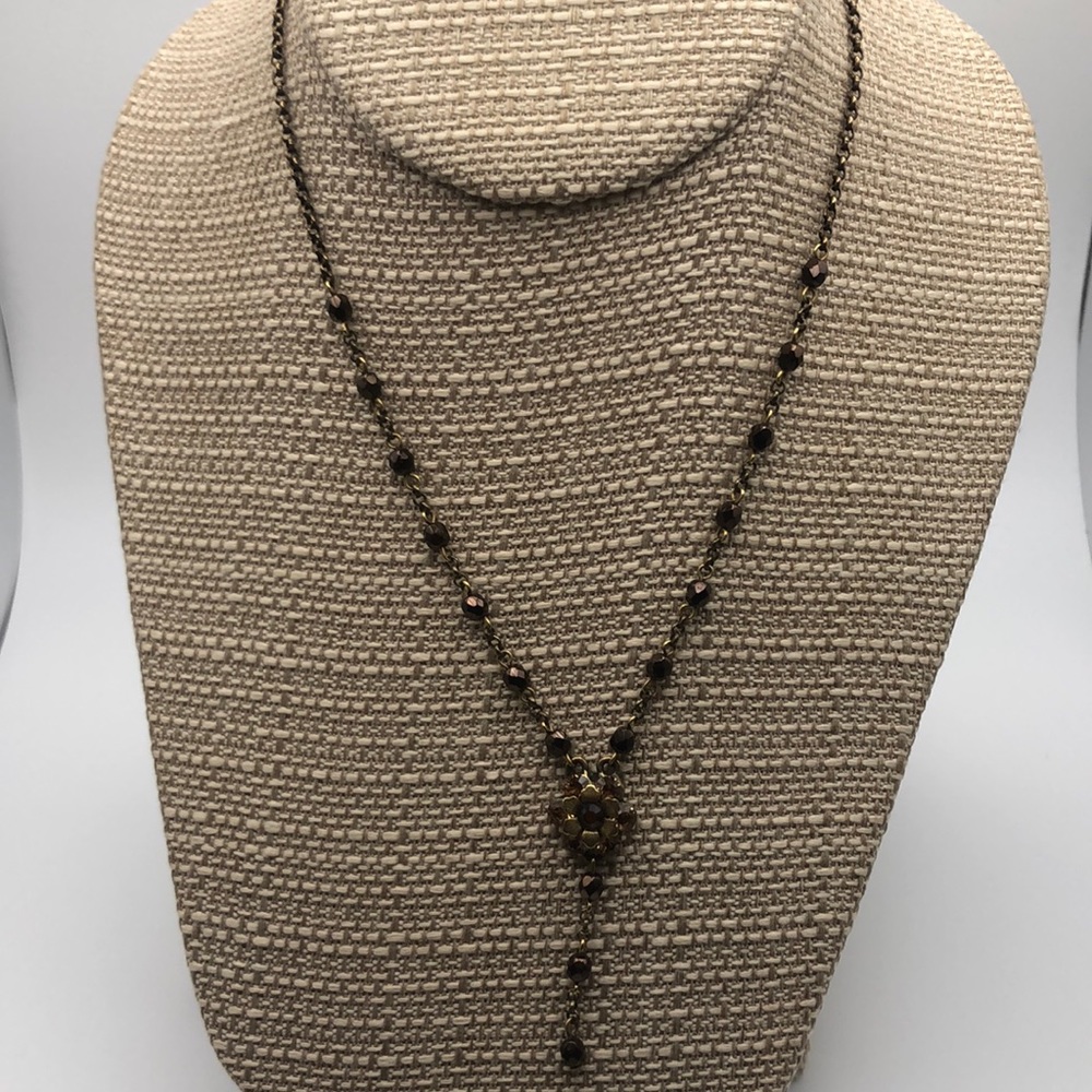 VTG Michal Negrin Floral Delicate Necklace. Signed